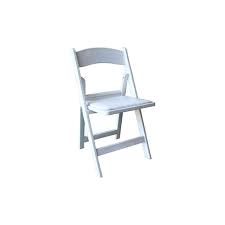Rental store for chair folding white padded seat in Vancouver BC