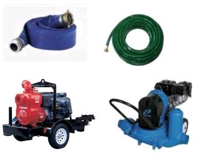 Rent pump and hose